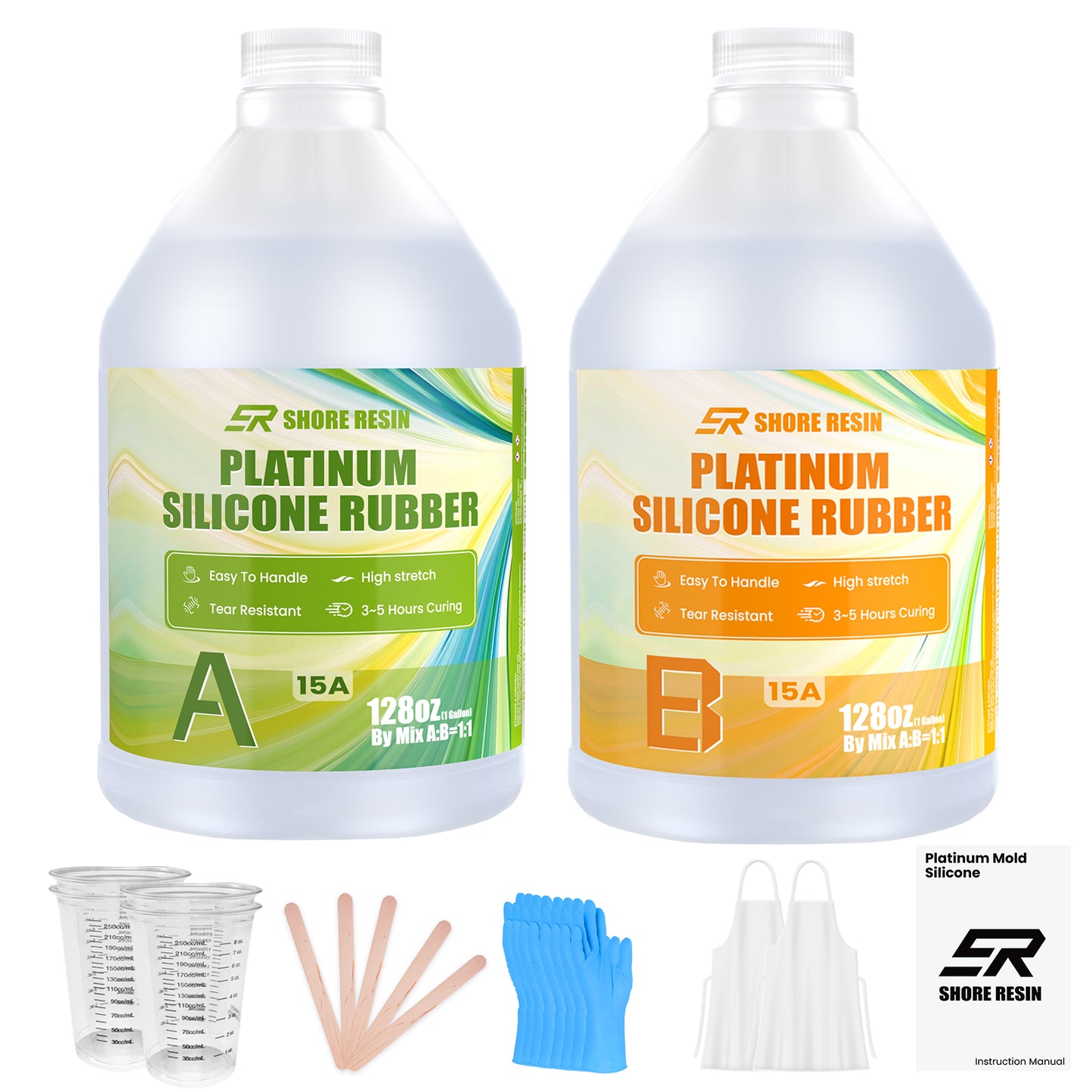 SHORE RESIN Silicone Mold Making Kit 2 Gallon