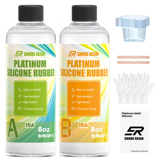 SHORE RESIN Silicone Mold Making Kit 16 OZ  - 15A