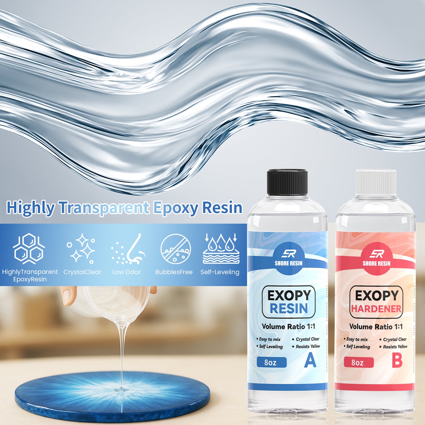 16oz Epoxy Resin Kit for Beginners