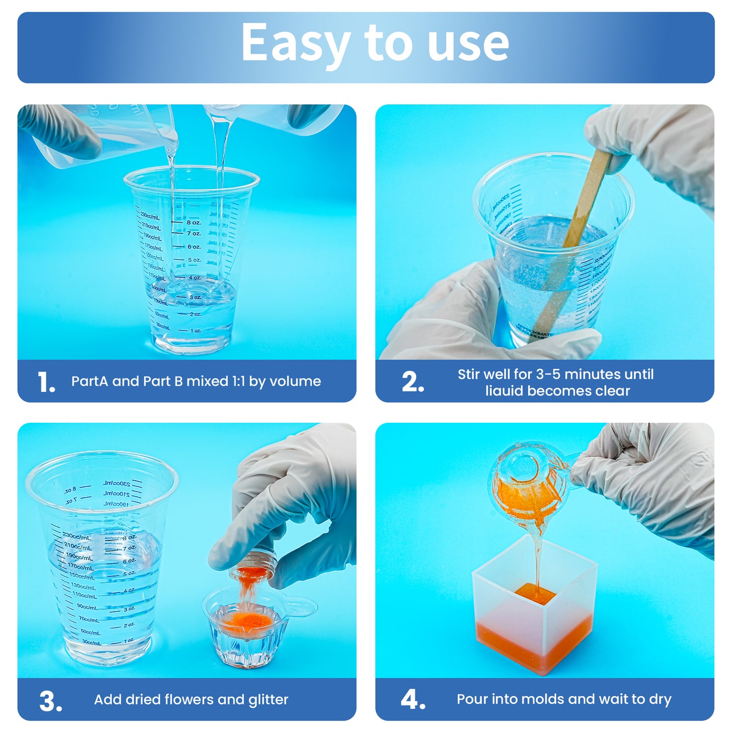16oz Epoxy Resin Kit for Beginners